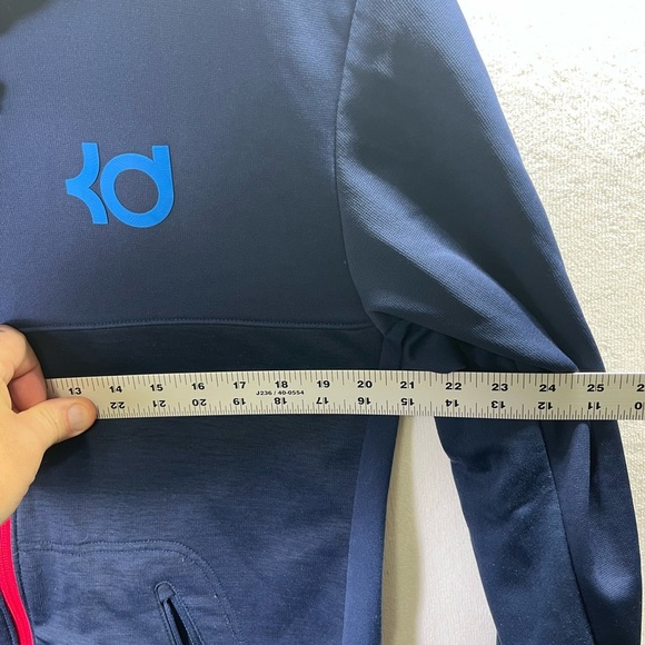 Nike KD Kevin Durant Therma Fit Fleece Jacket Mens L Basketball Hooded 2402 - Picture 6 of 9